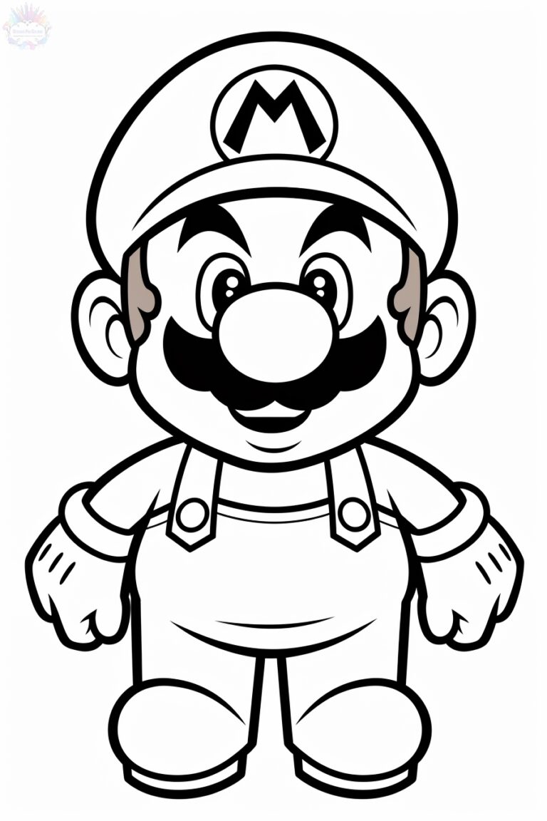 Mario Bros Coloring Pages