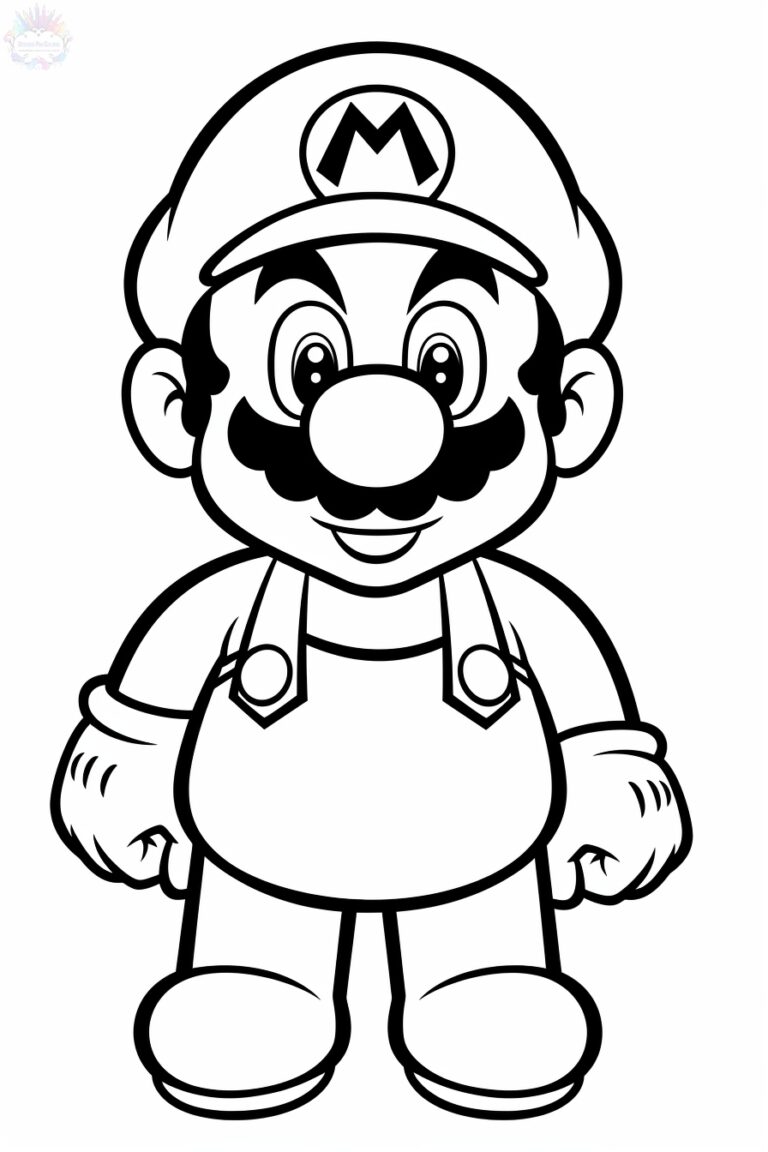 Mario Bros Coloring Pages