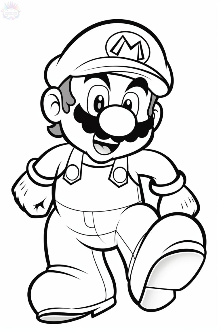 Mario Bros Coloring Pages