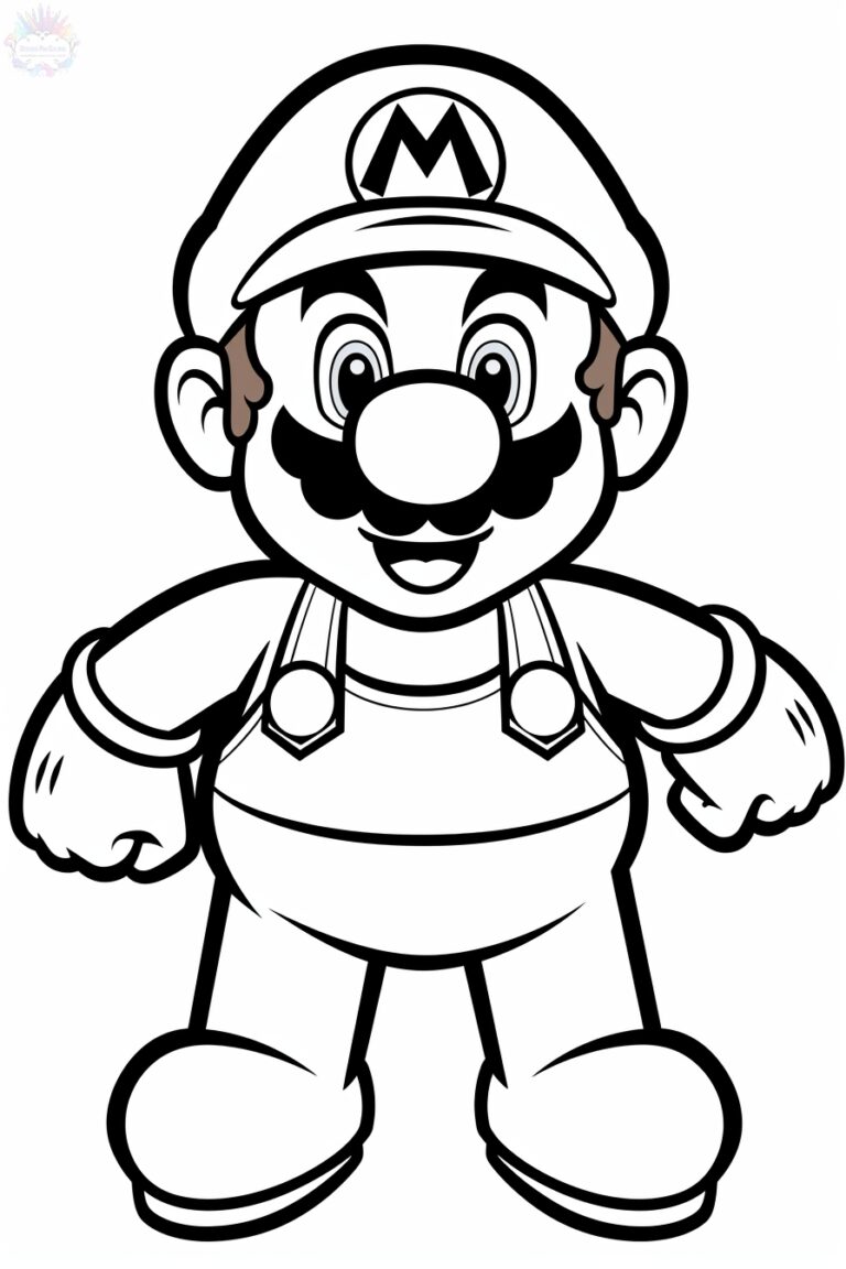 Mario Bros Coloring Pages