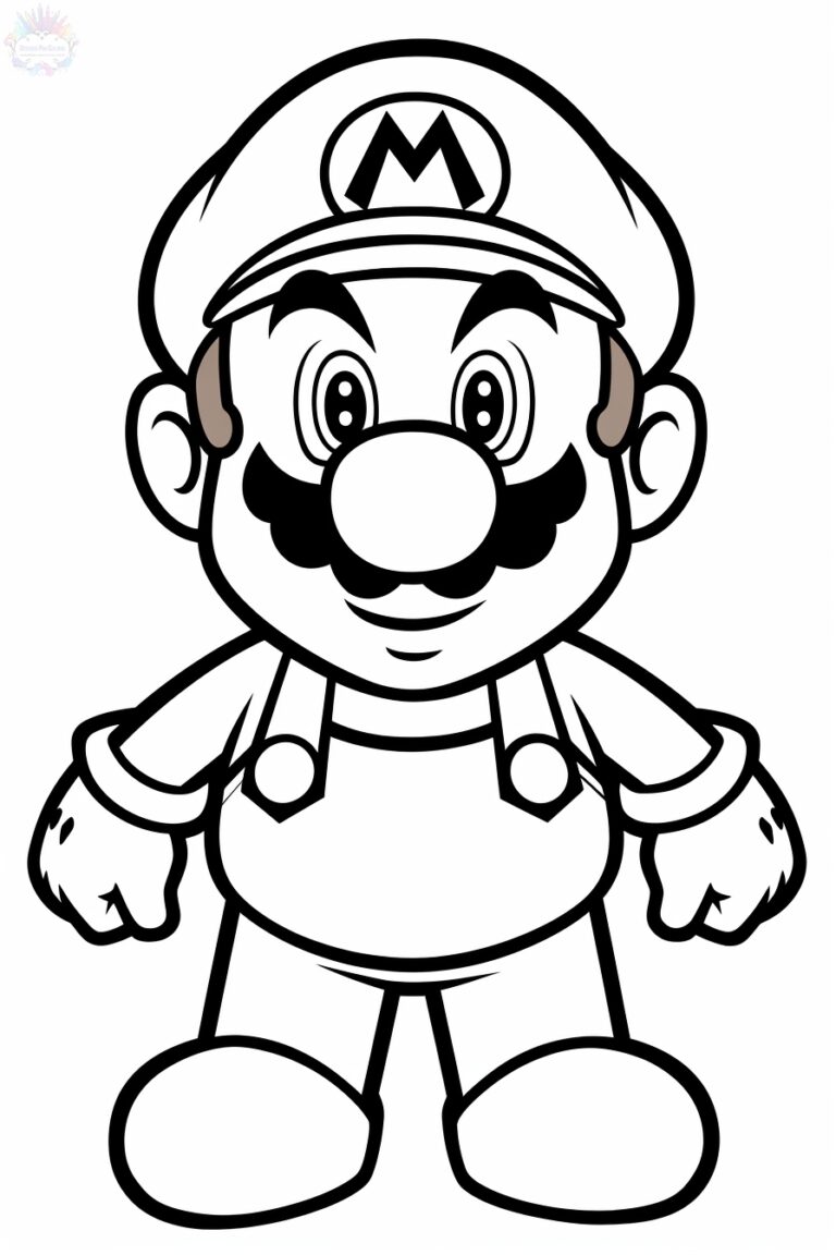 Mario Bros Coloring Pages