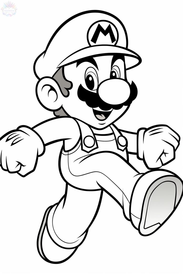 Mario Bros Coloring Pages