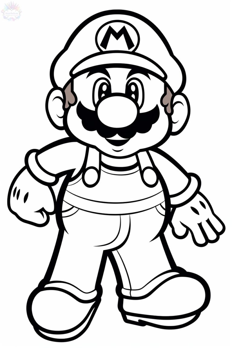 Mario Bros Coloring Pages