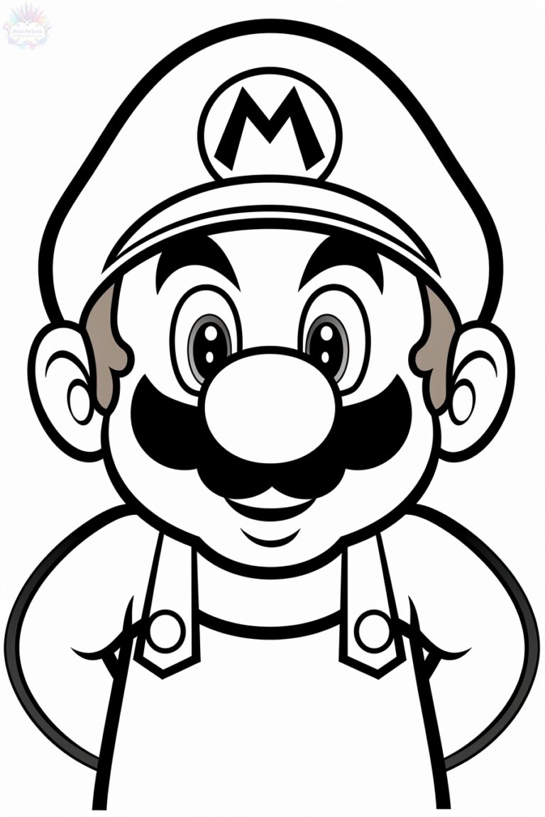 Mario Bros Coloring Pages