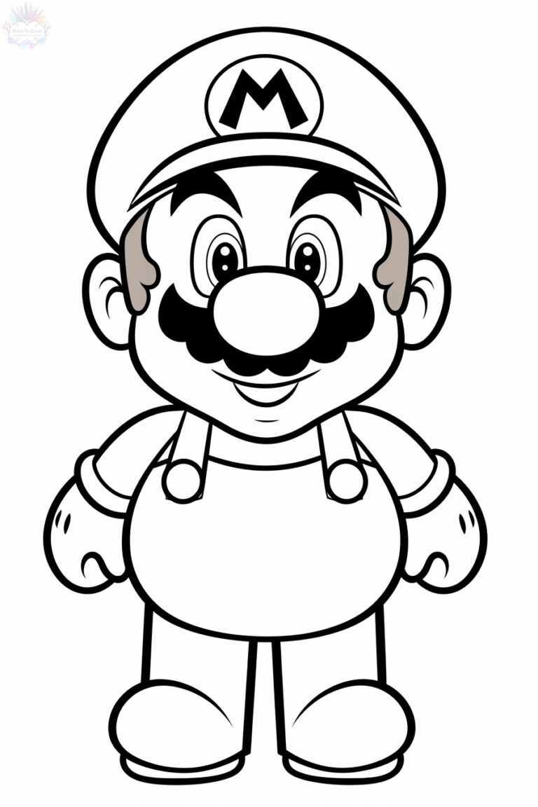 Mario Bros Coloring Pages