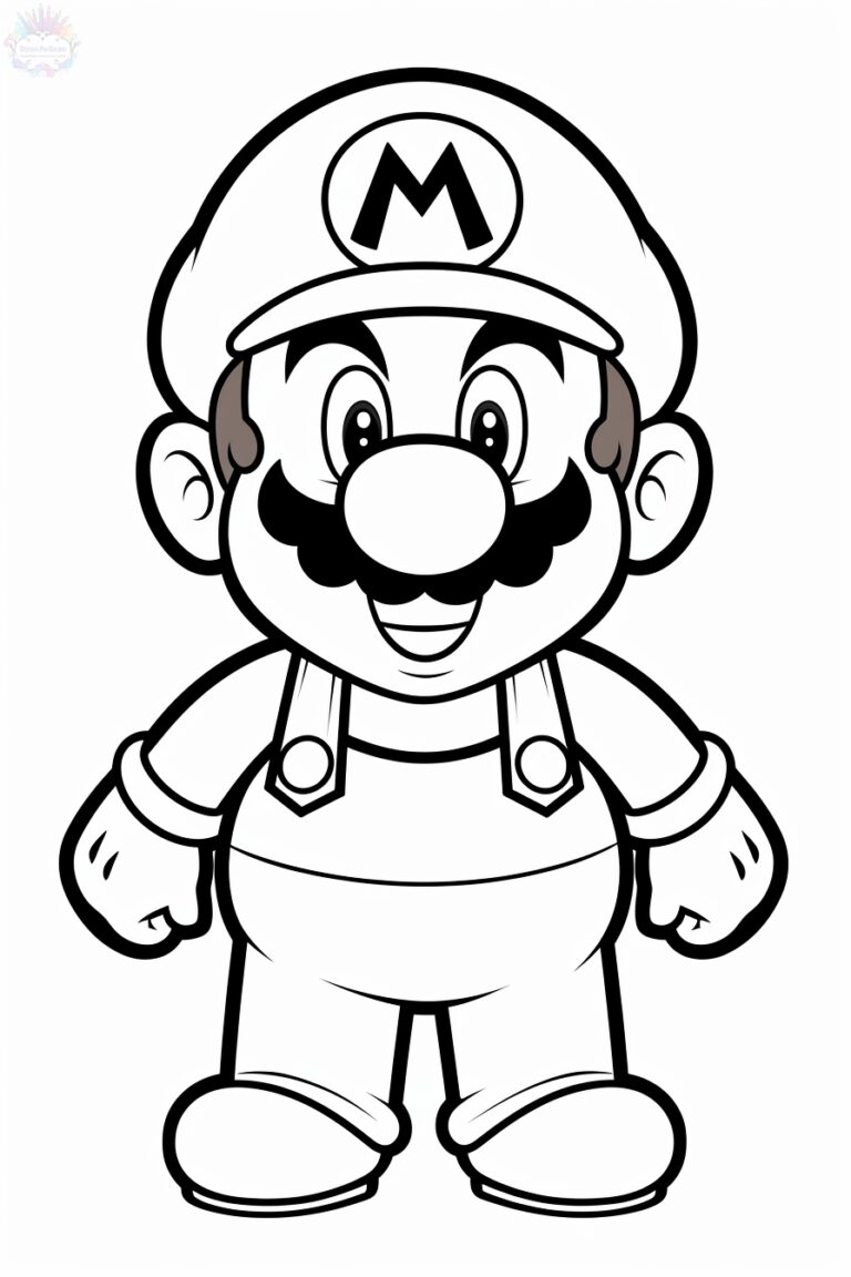 Mario Bros Coloring Pages