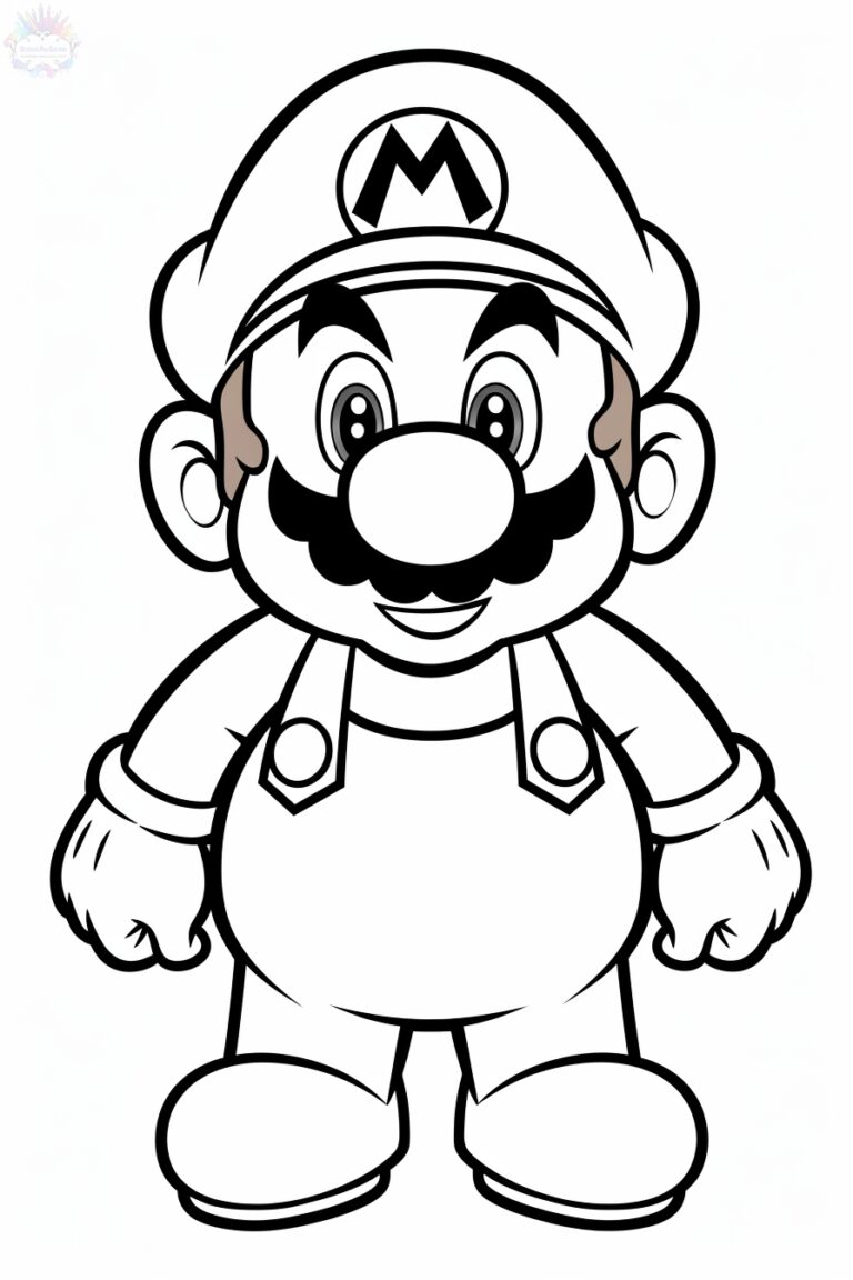 Mario Bros Coloring Pages