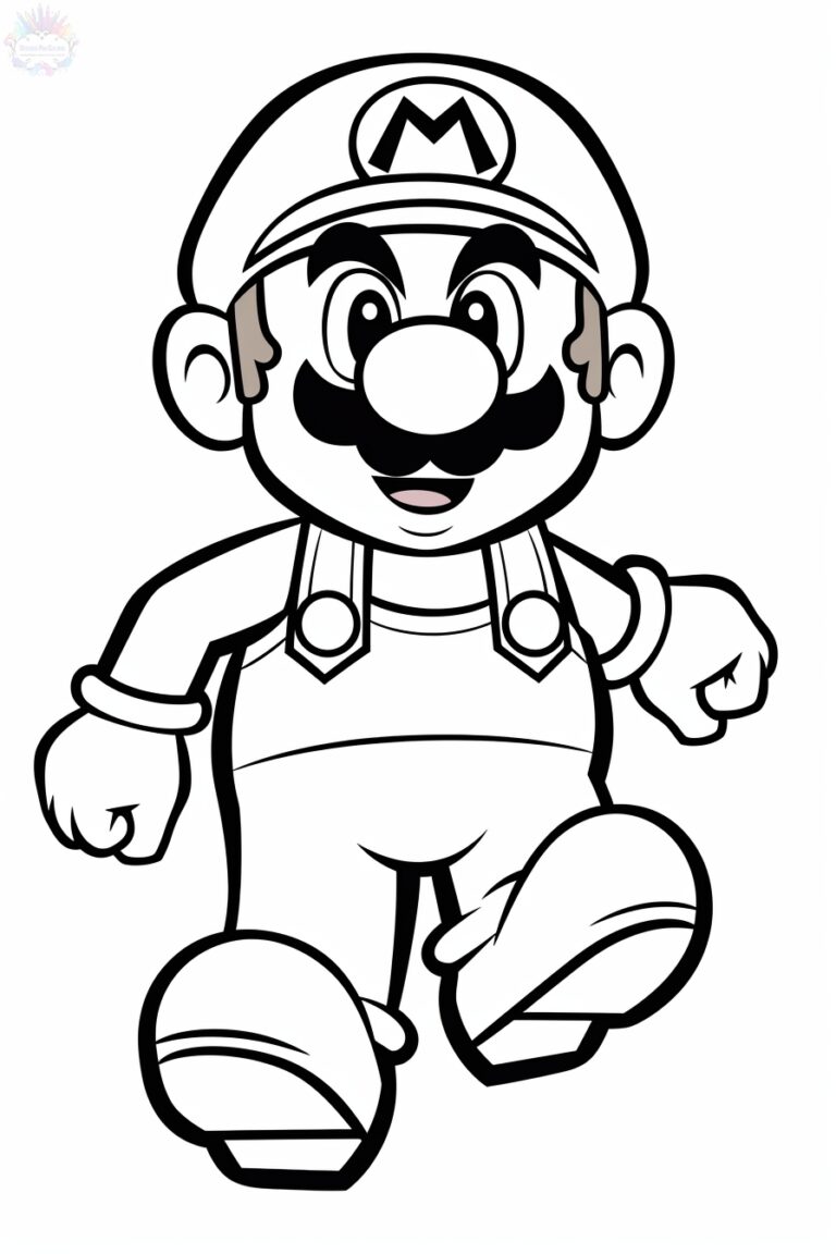 Mario Bros Coloring Pages