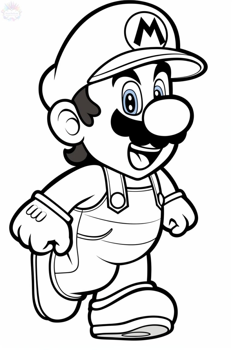 Mario Bros Coloring Pages