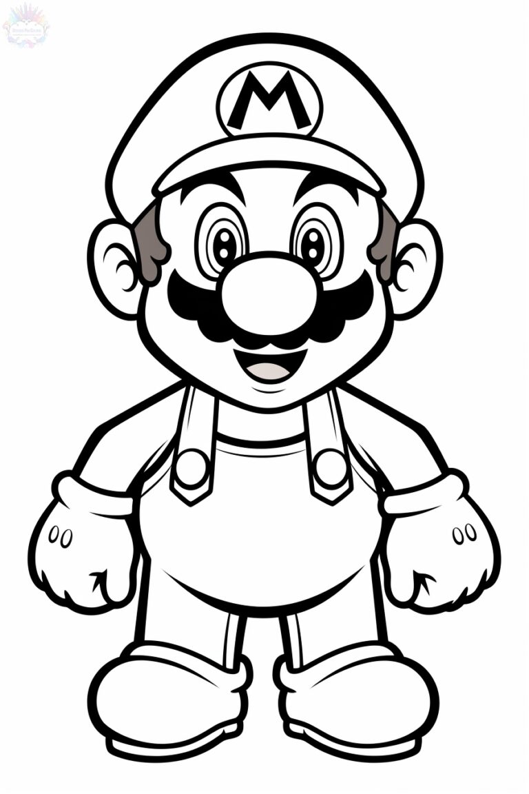 Mario Bros Coloring Pages