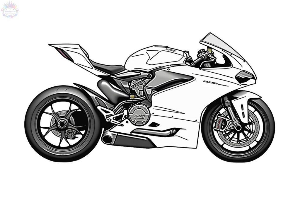Motorcycle Coloring Pages
