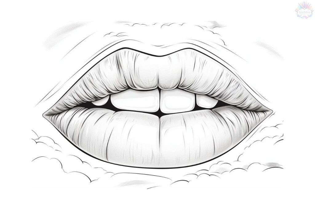 Mouth Coloring Pages