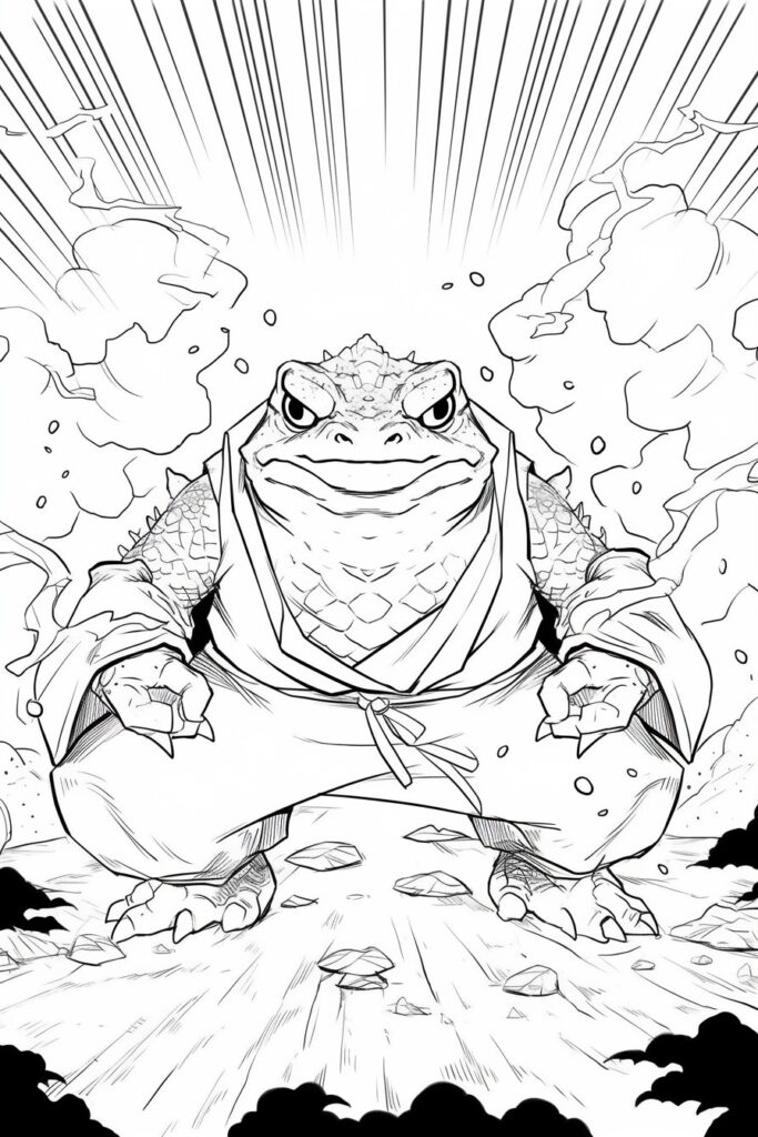 Naruto Jiraiya Toad 