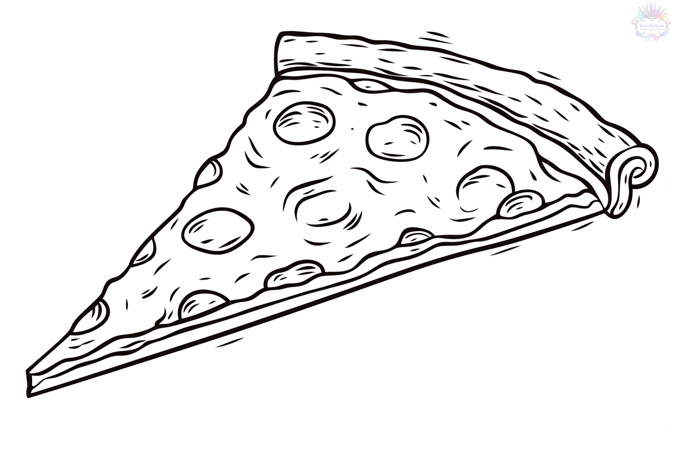 Pizza Coloring Pages