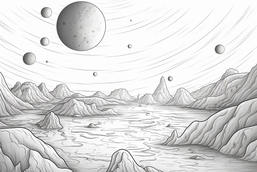 Planets Coloring Pages