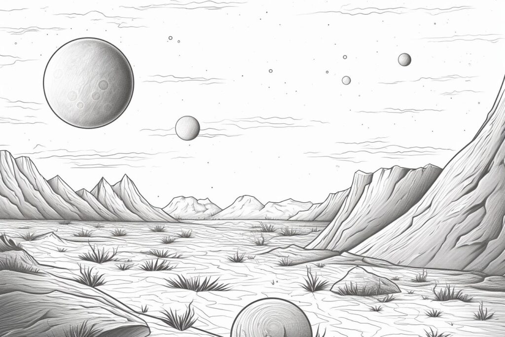 Planets Coloring Pages
