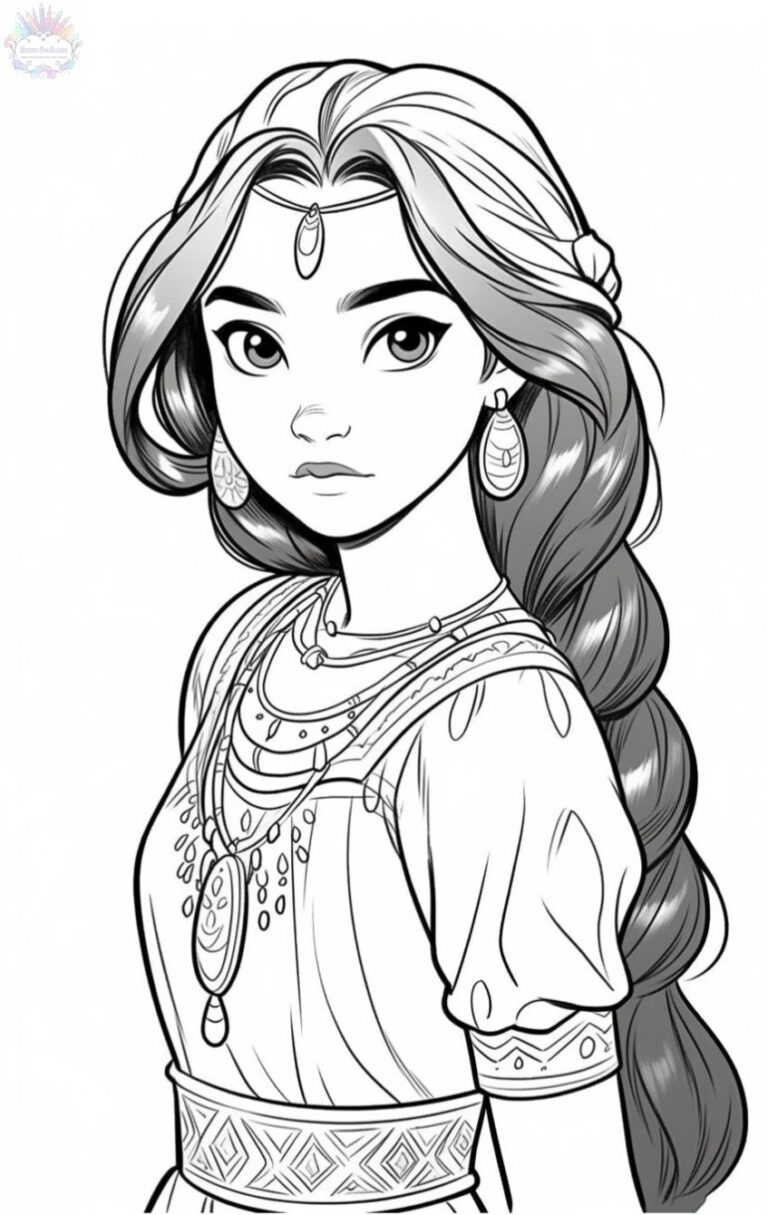 Princess Coloring Pages + 150 FREE Drawings To Print And Color