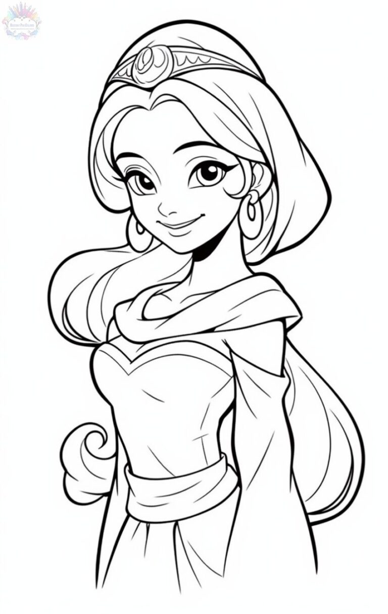 Princess Coloring Pages + 150 FREE Drawings To Print And Color