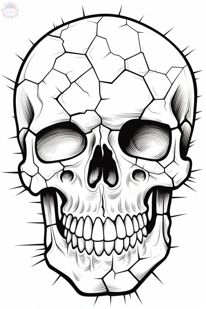 Skull Coloring Pages