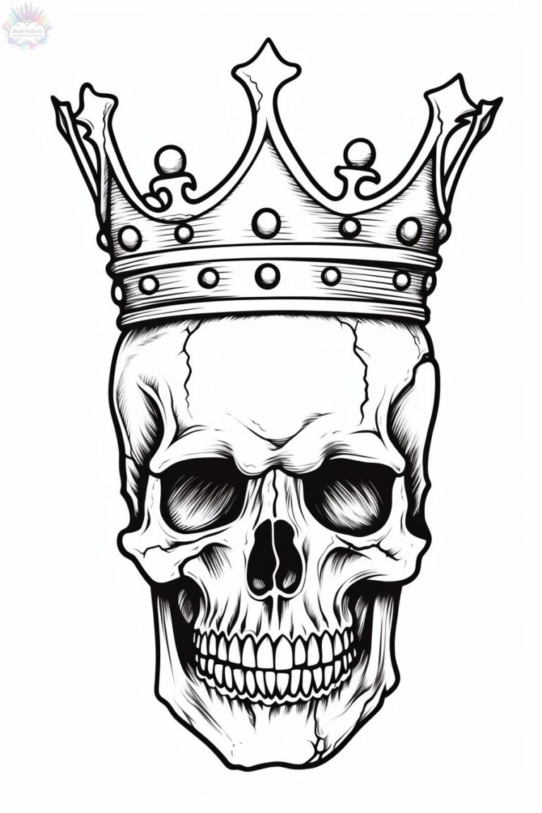 Skull Coloring Pages