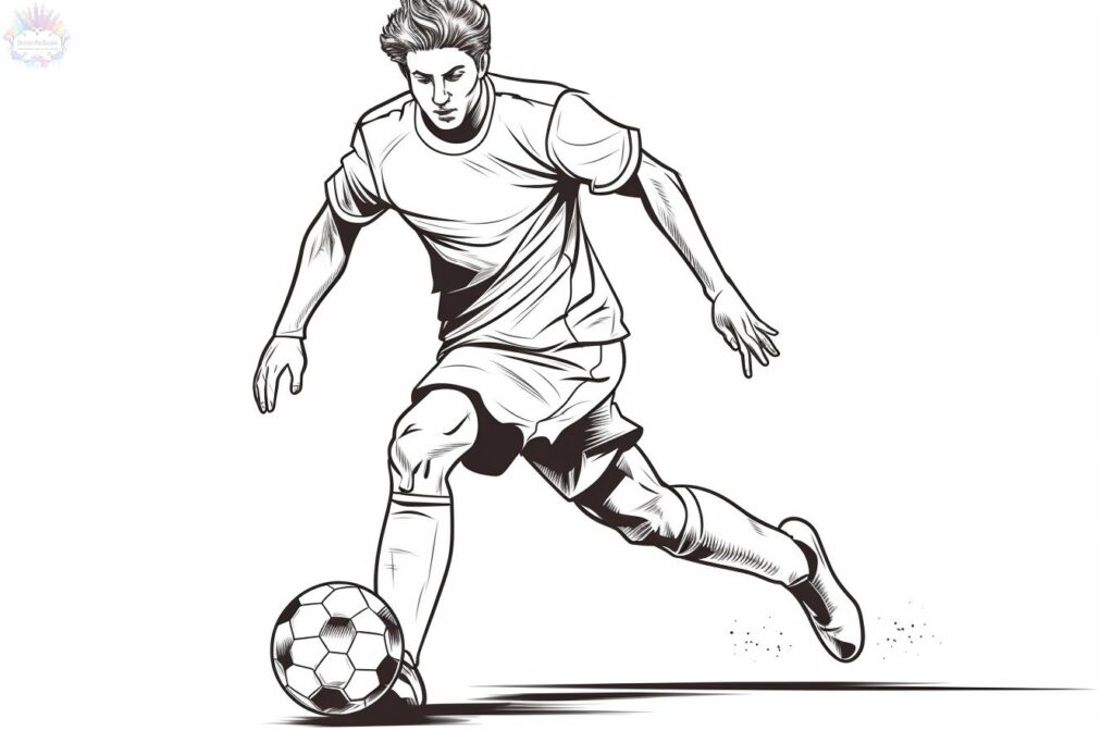 Soccer Coloring Pages