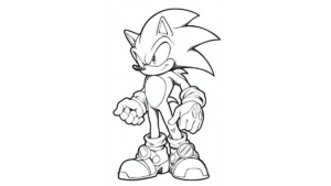 Sonic Coloring Pages