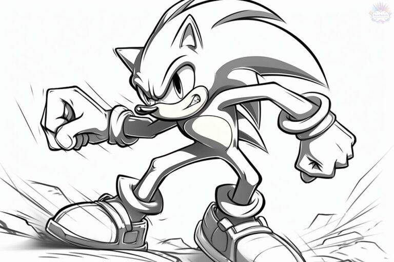 Sonic Coloring Pages - Coloring Pages