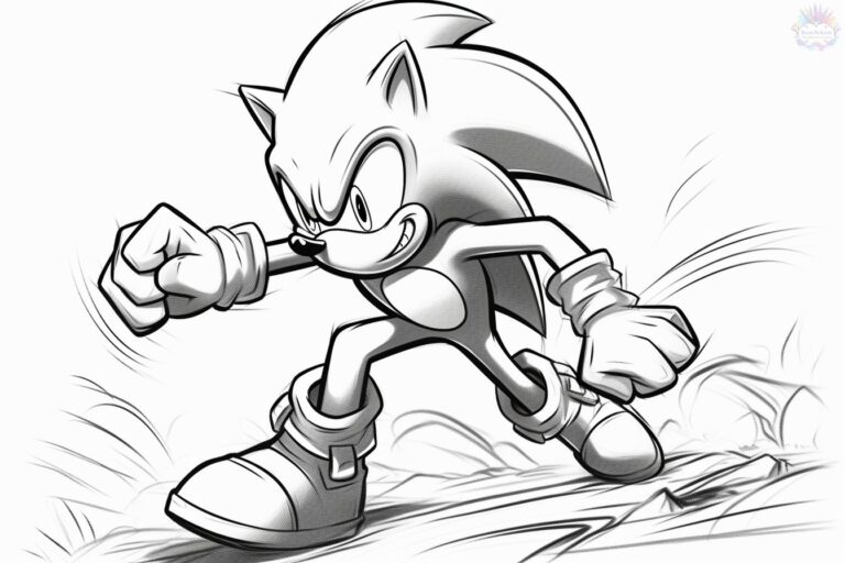 Sonic Coloring Pages - Coloring Pages