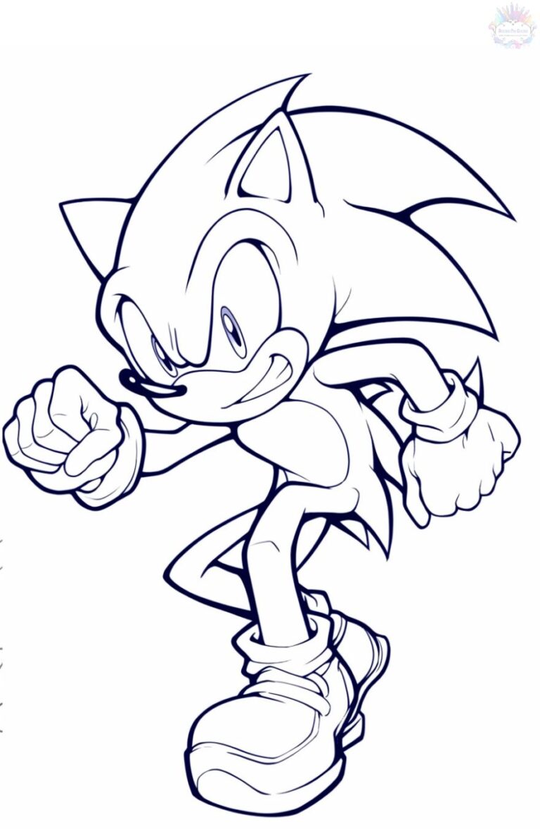 Sonic Coloring Pages - Coloring Pages