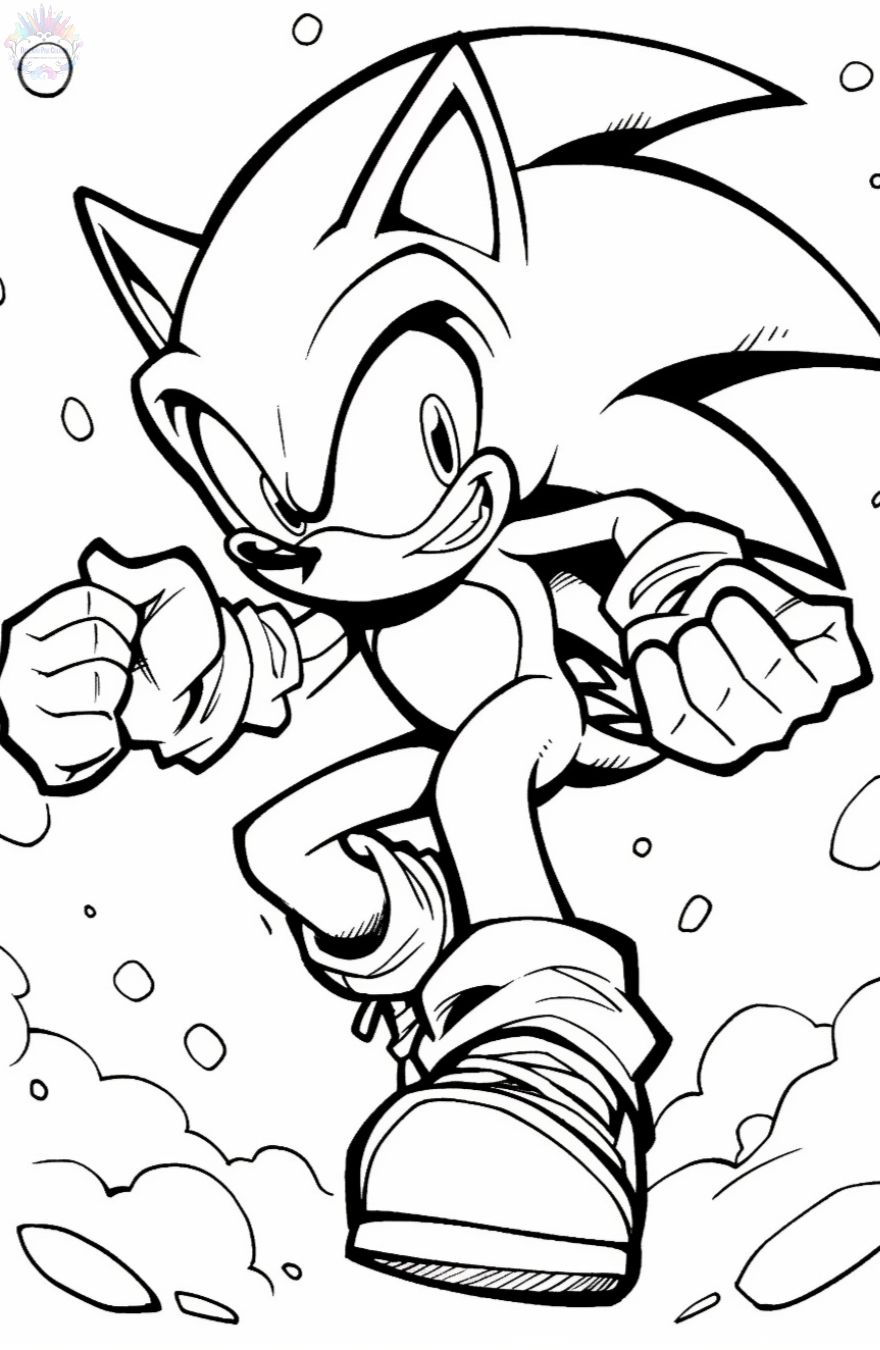 Sonic Coloring Pages - Coloring Pages