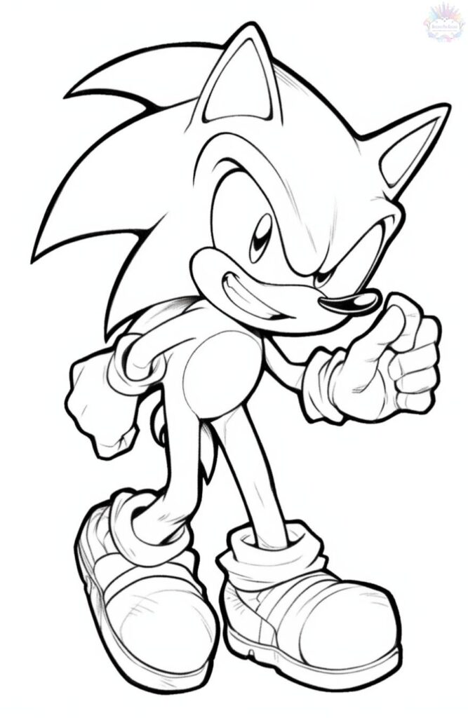 Sonic Coloring Pages - Coloring Pages