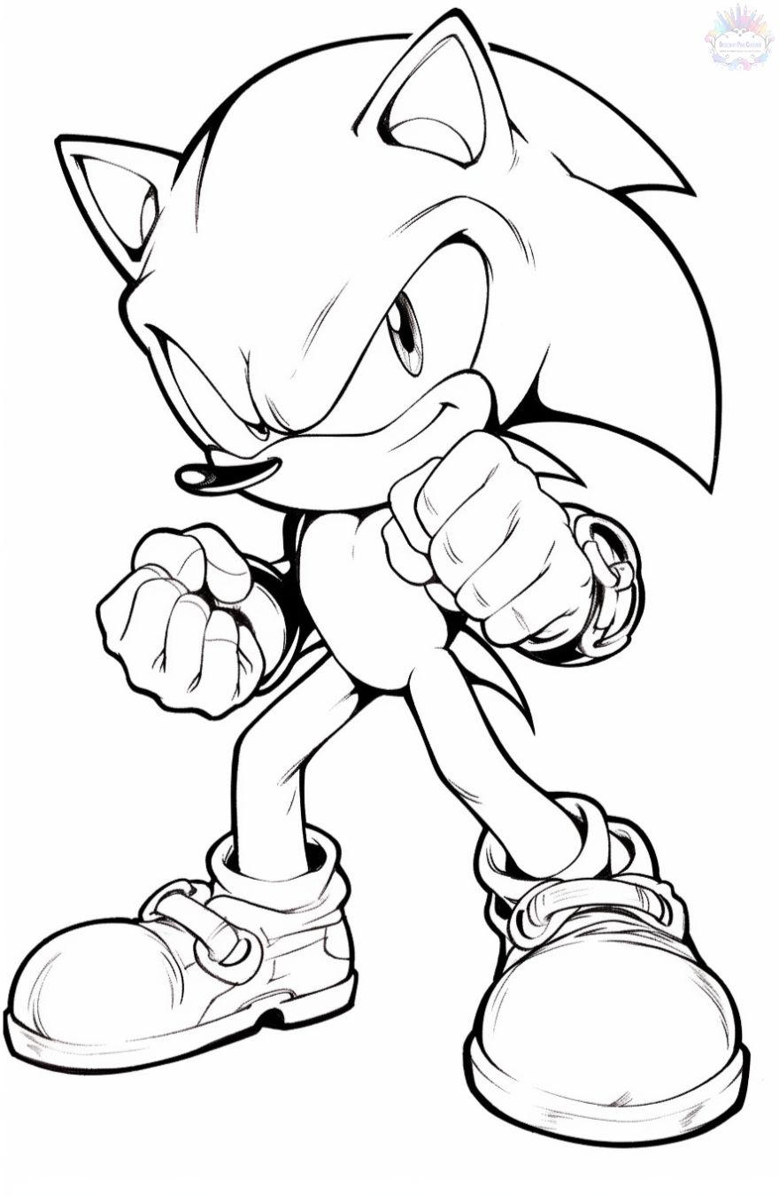 Sonic Coloring Pages - Coloring Pages