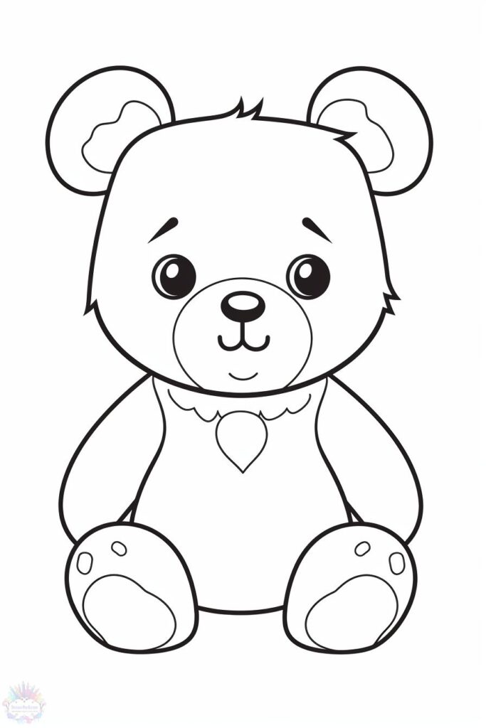 Teddy Bear Coloring Pages