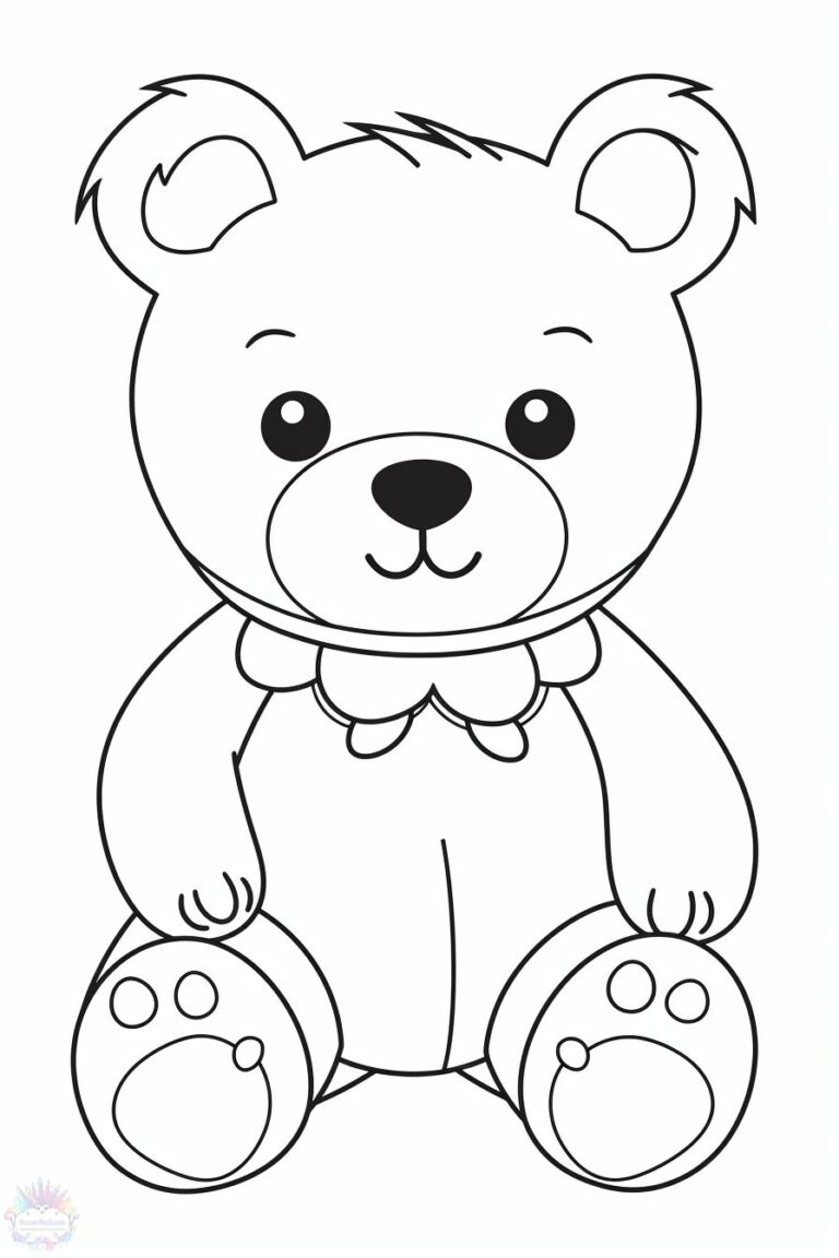 Teddy Bear Coloring Pages - Coloring Pages