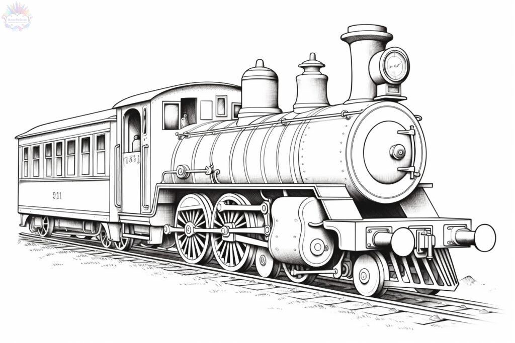 Train Coloring Pages