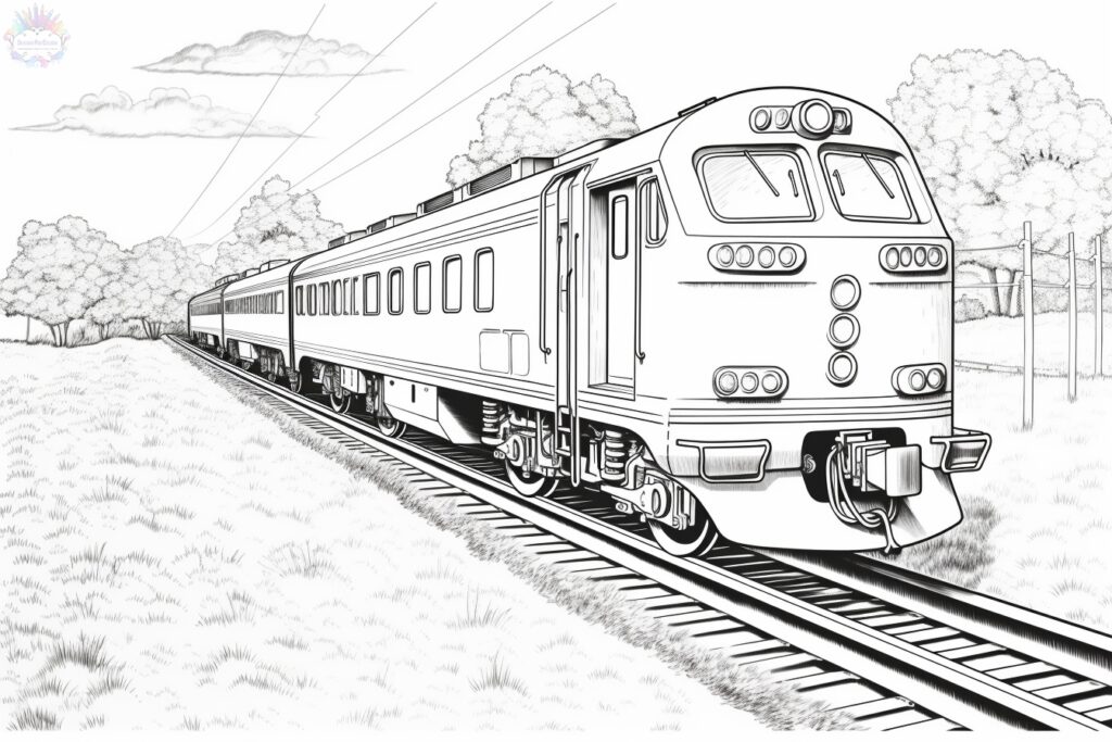 Train Coloring Pages