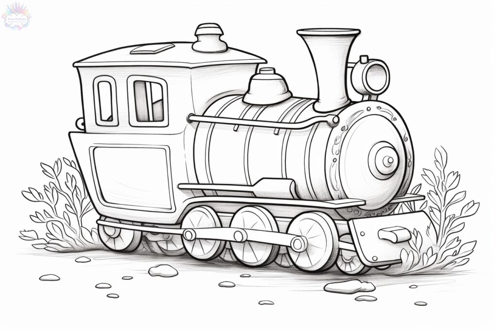 50 Train Coloring Pages: Free Printable Images - Eggradients.com