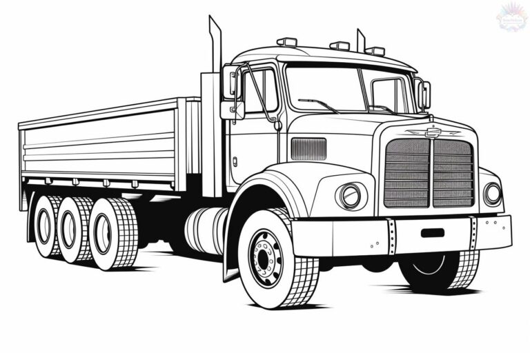 Truck Coloring Pages