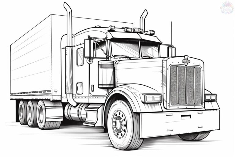 Truck Coloring Pages