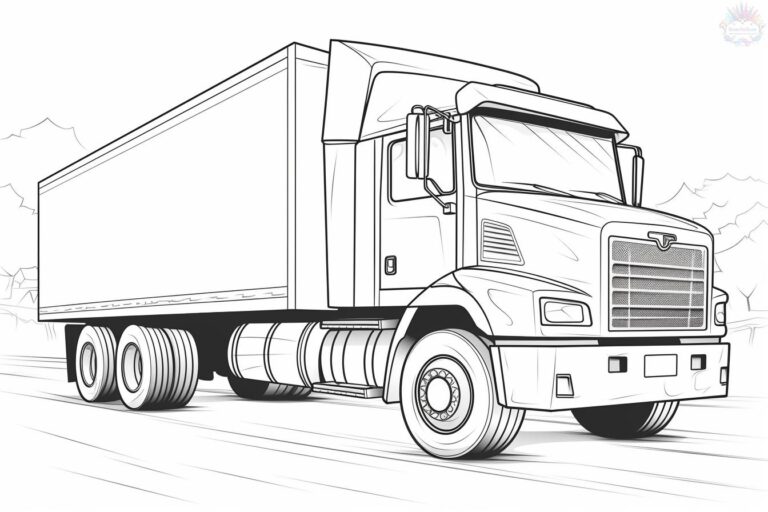 Truck Coloring Pages