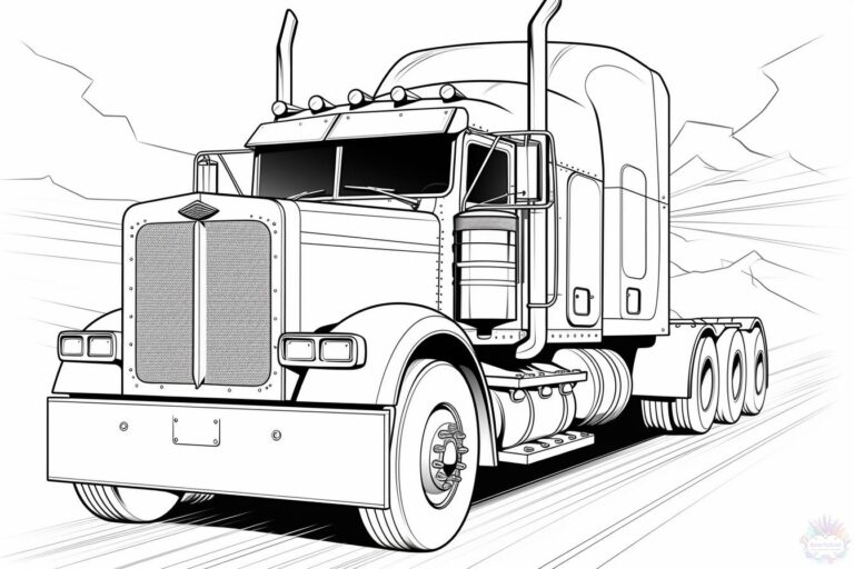 Truck Coloring Pages