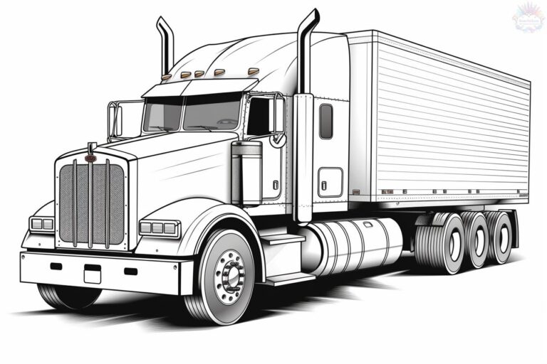 Truck Coloring Pages