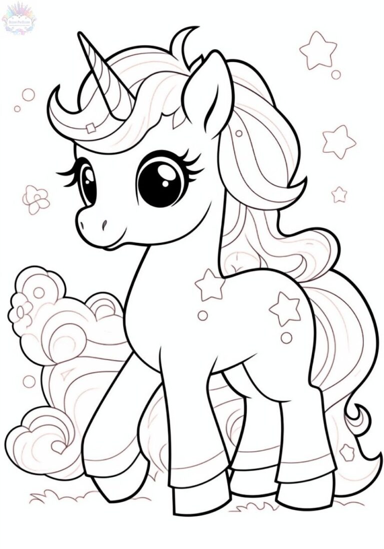 Unicorn Coloring Pages + 150 FREE Drawings to Print And Color