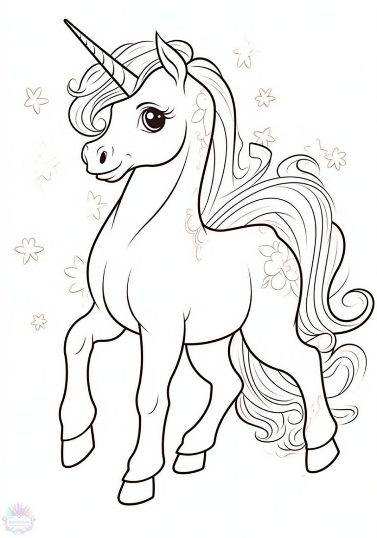 Unicorn Coloring Pages + 150 FREE Drawings to Print And Color