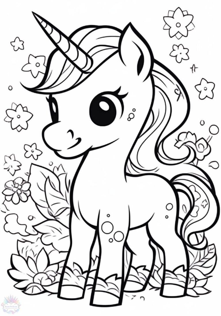 Unicorn Coloring Pages + 150 FREE Drawings to Print And Color