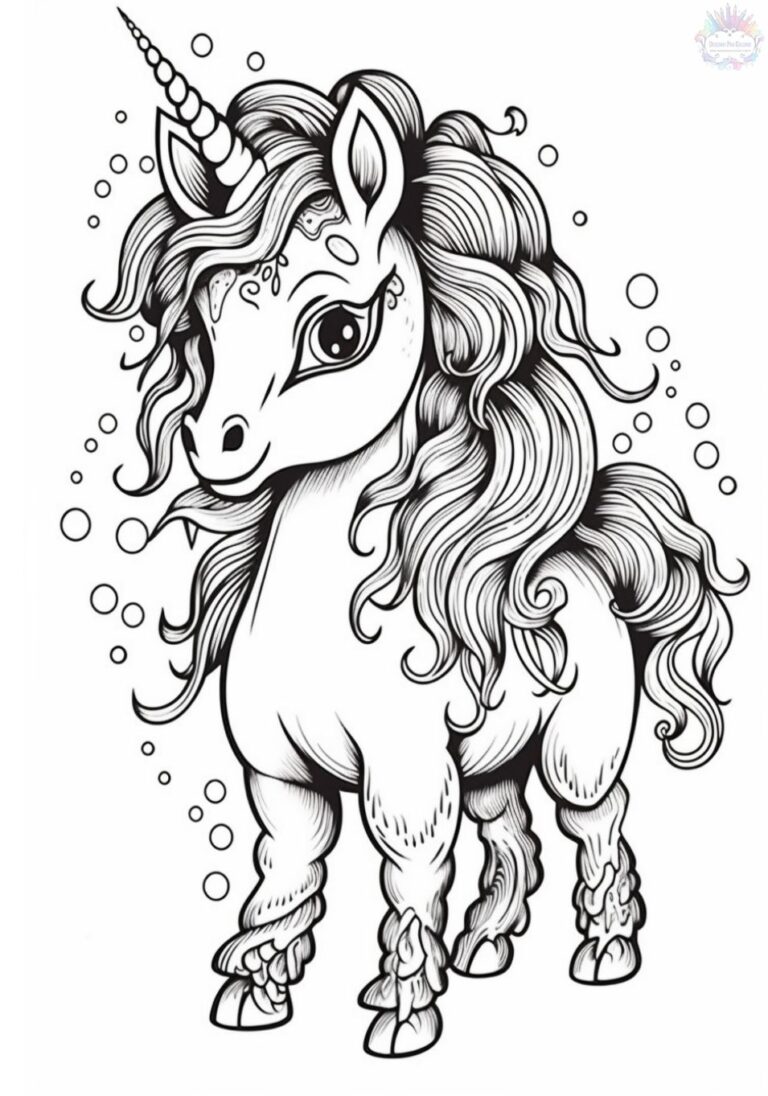 Unicorn Coloring Pages + 150 FREE Drawings to Print And Color