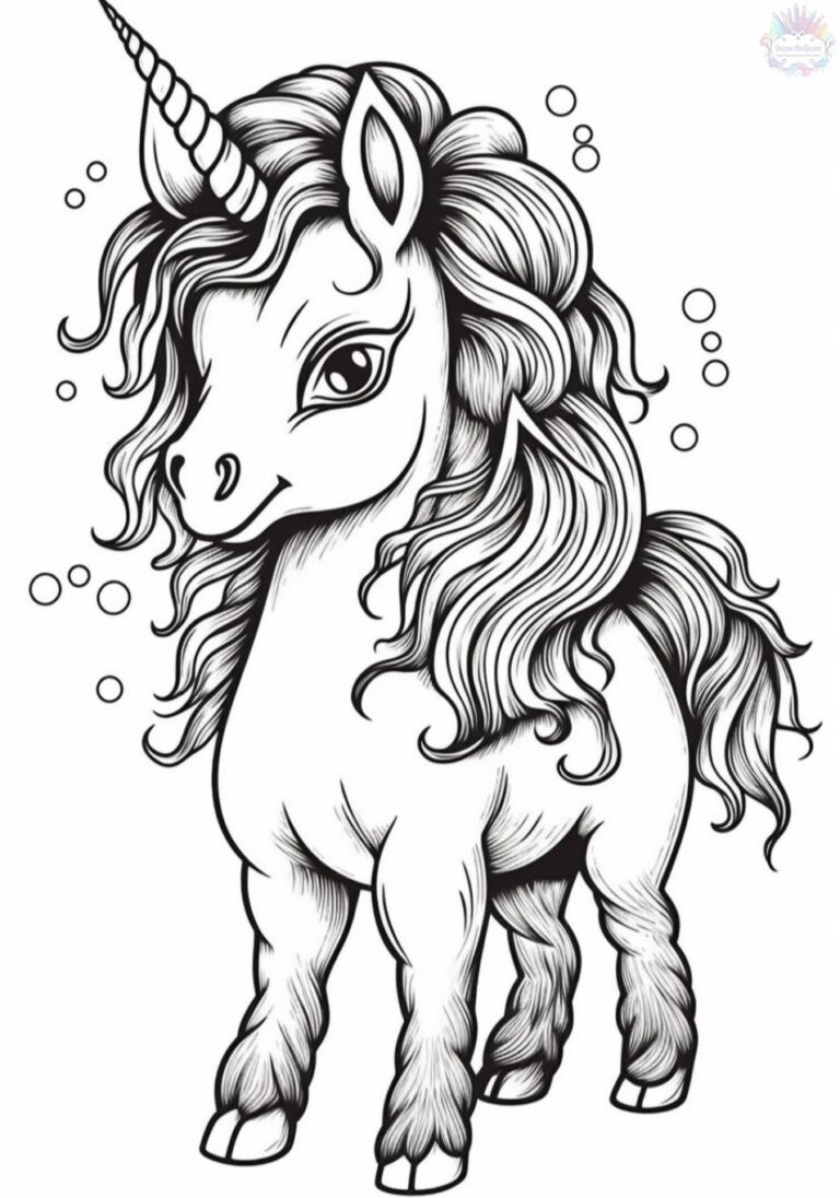 Unicorn Coloring Pages + 150 FREE Drawings to Print And Color