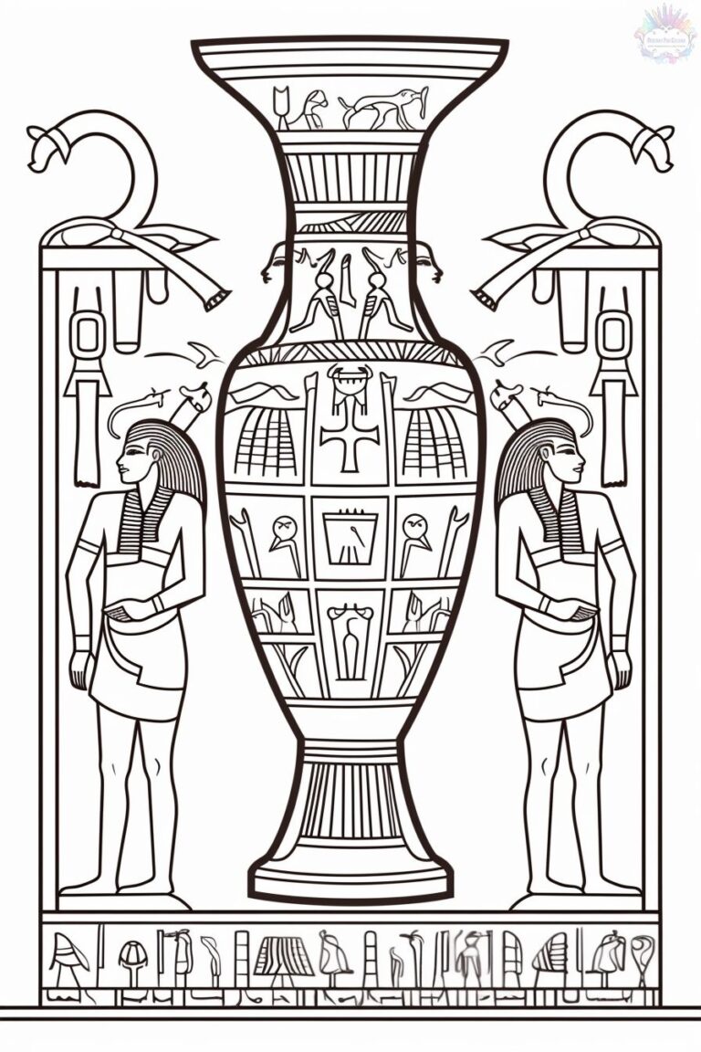 Vase Coloring Pages - Coloring Pages