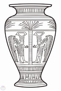 Vase Coloring Pages - Coloring Pages