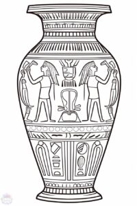 Vase Coloring Pages - Coloring Pages